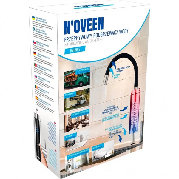 Проточний водонагрівач N'oveen кран IWH955