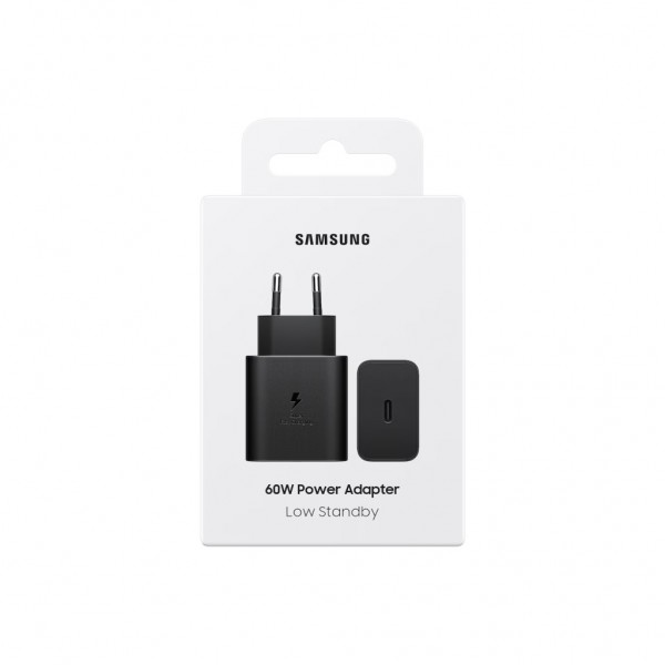 Зарядний пристрій Samsung USB-C PD60W PPS black (EP-T6010NBEGWW)