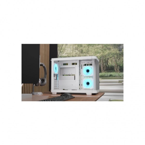 Корпус для ПК AeroCool P300C-G-WT-v1 White (ACCS-PN02033.21)