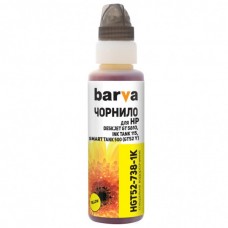 Чорнило Barva HP GT52 Y 100 мл, OneKey (1K) (HGT52-738-1K)