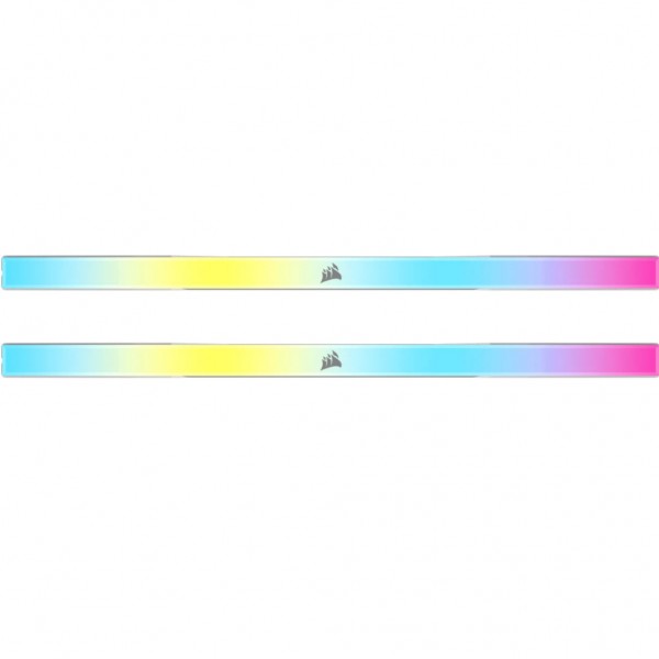 Модуль пам'яті для комп'ютера DDR5 32GB (2x16GB) 6000 MHz Vengeance RGB White Corsair (CMH32GX5M2E6000Z36W)