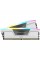 Модуль пам'яті для комп'ютера DDR5 32GB (2x16GB) 6000 MHz Vengeance RGB White Corsair (CMH32GX5M2E6000Z36W)