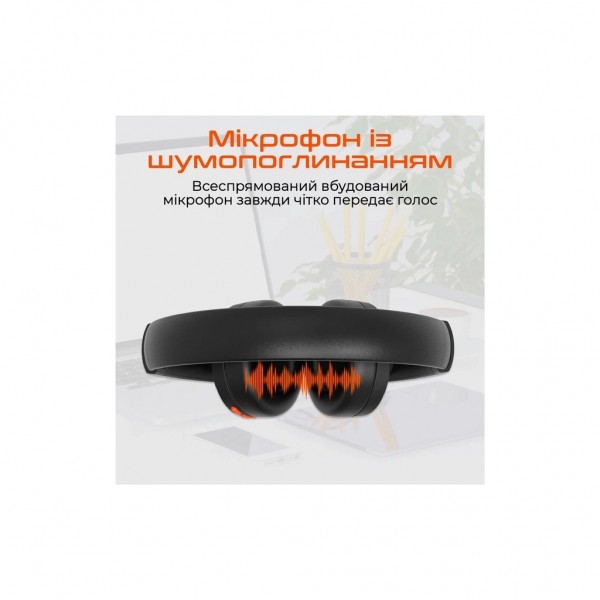 Навушники Meetion BTH003 Black/Orange (MT-BTH003-A)