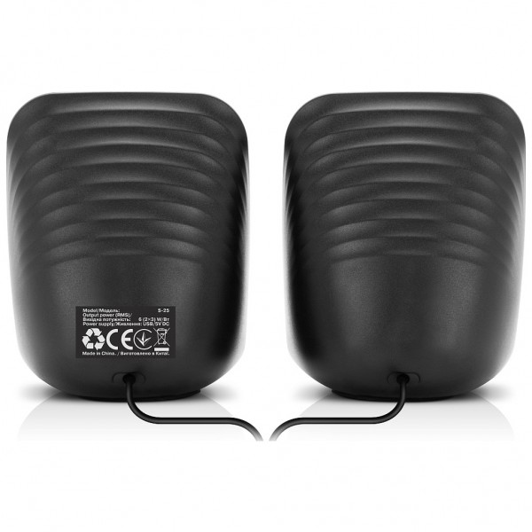 Акустична система REAL-EL S-25 USB Black (EL121100022)