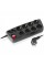 Мережевий фільтр живлення REAL-EL REAL-EL RS-10 Protect, 1.8m, black (EL122300038)