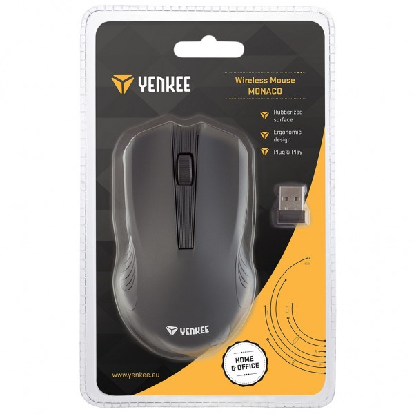 Мишка YENKEE YMS 2015BK Monaco Wireless Black (45010824)