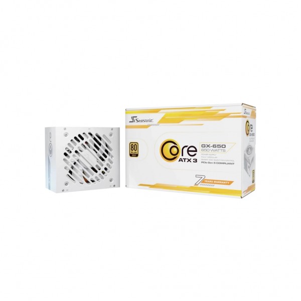 Блок живлення Seasonic 650W WHITE (CORE GX-650-ATX31-WHITE)