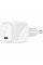 Зарядний пристрій Belkin USB-C PD30W PPS + cable USB-C to USB-C 1.0m PVC white (WCA008KQ1MWH-B6)