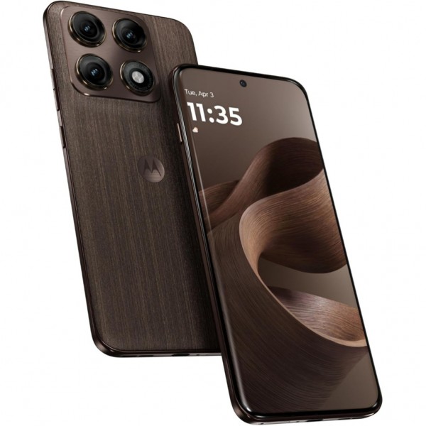 Мобільний телефон Motorola Edge 70 Pro 8/256GB Chicory Coffee (Wood) (PBC20086RS)