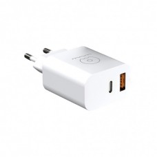 Зарядний пристрій WUW C172 1xUSB-C PD20W + 1xUSB QC3.0 18W Black (6972573335381)