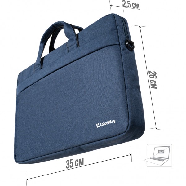 Сумка для ноутбука ColorWay 13.3" Modern Navy (CW-LBM133-NV)