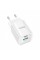 Зарядний пристрій HOCO C149A Charm 1xUSB-C PD30W + 1xUSB QC3.0 White (6942007630337)