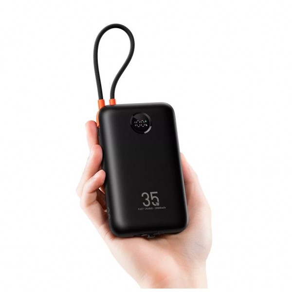 Батарея універсальна VEGER 30000mAh K3 35W PD QC3.0 black (6977525750137)