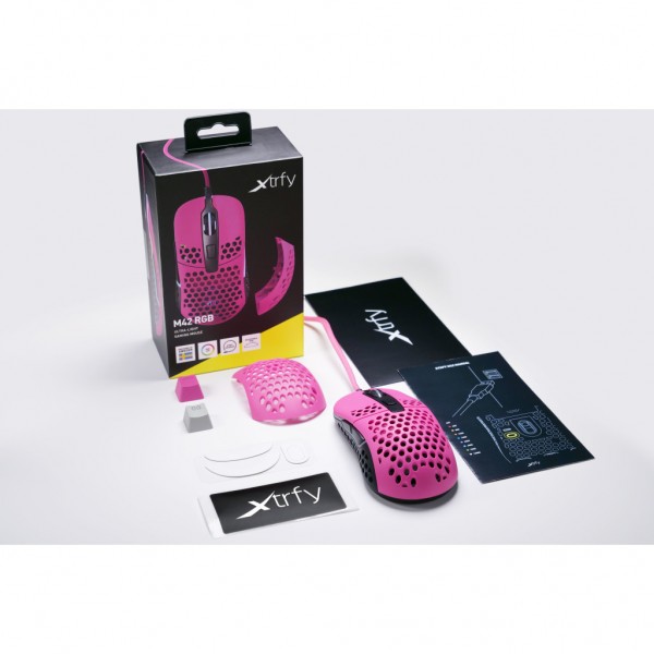 Мишка Xtrfy M42 RGB Pink (XG-M42-RGB-PINK)
