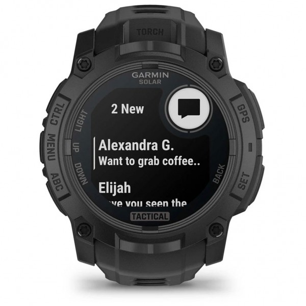Смарт-годинник Garmin Instinct 3, Tactical, Solar, 50mm, Black,GPS смарт-годинник (010-02935-50)