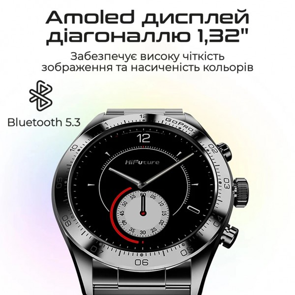 Смарт-годинник HiFuture gopro 2 silver (gopro2.silver)