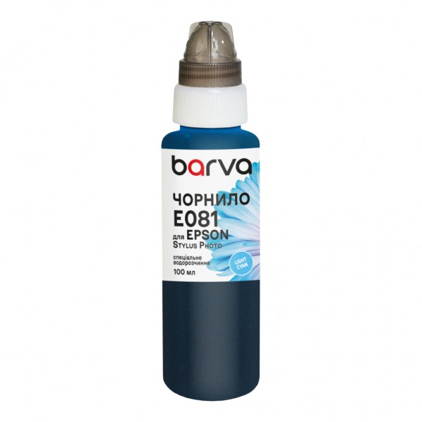 Чорнило Barva Epson T0485/T0805/T0815 100 мл, special, light cyan (E081-328e)