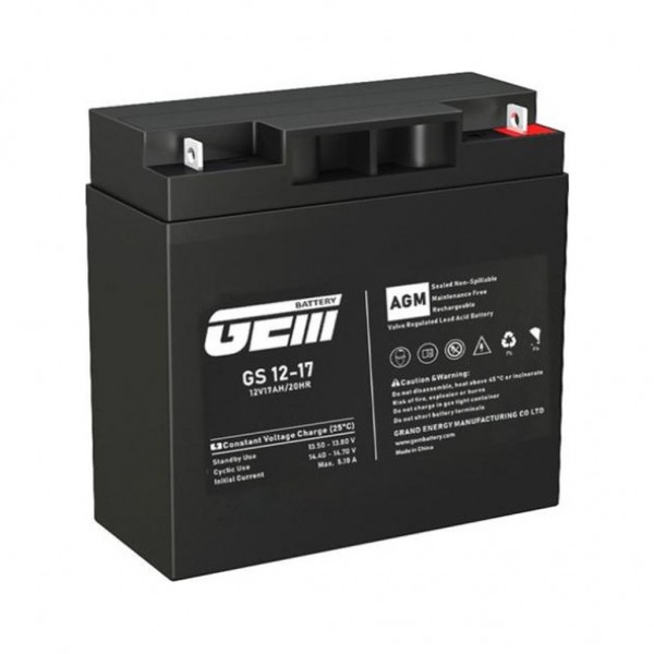 Батарея до ДБЖ GEM GS 12V-17Ah (GS 12-17)