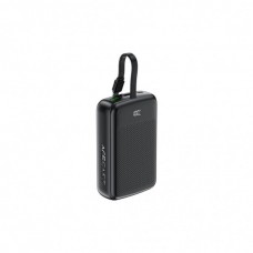 Батарея універсальна Acefast 20000mAh 22,5W PD, QC/3.0 USB-A+USB-C In/Out,build-in cable M14 Black (6974316283966)