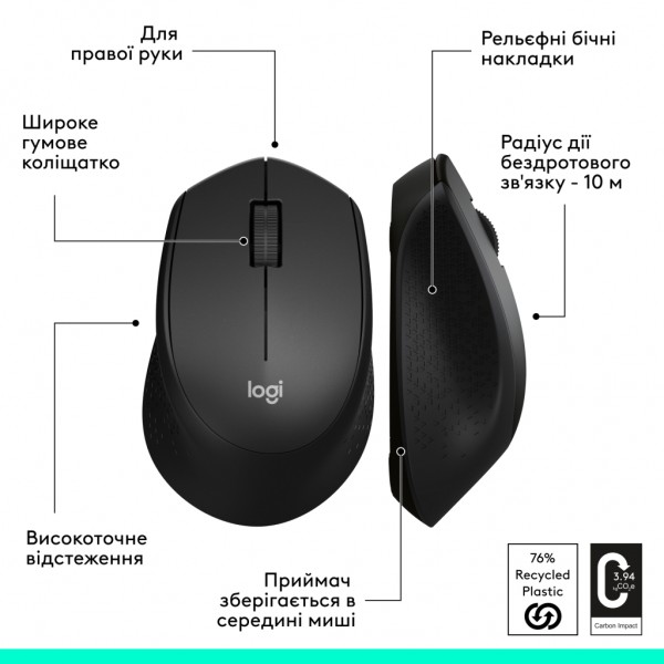 Мишка Logitech M280 Black (910-004287)