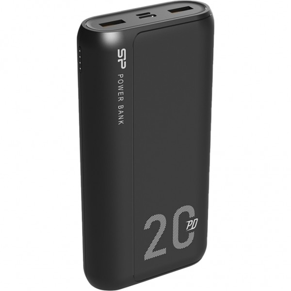 Батарея універсальна Silicon Power QS15 20000mAh PD/18W, QC/3.0, black (SP20KMAPBKQS150K)