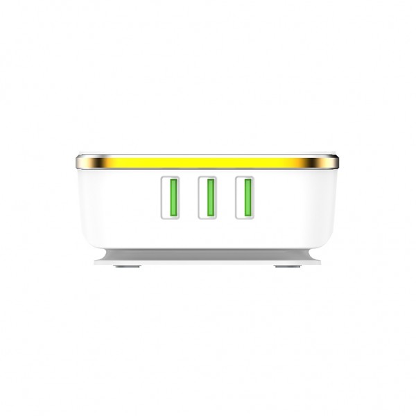 Зарядний пристрій ColorWay 6USB (1QC3.0 + 5 AUTO ID) 7A (35W) white (CW-CHS019Q-WT)