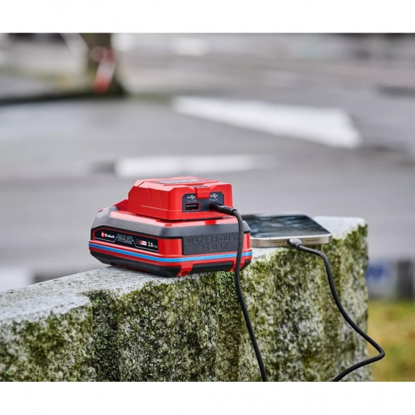 Зарядний пристрій Einhell USB акумуляторний TC-CP 18 Li USB A/C - Solo, PXC, 18В, Type-A/Type-C, 2A (4514148)