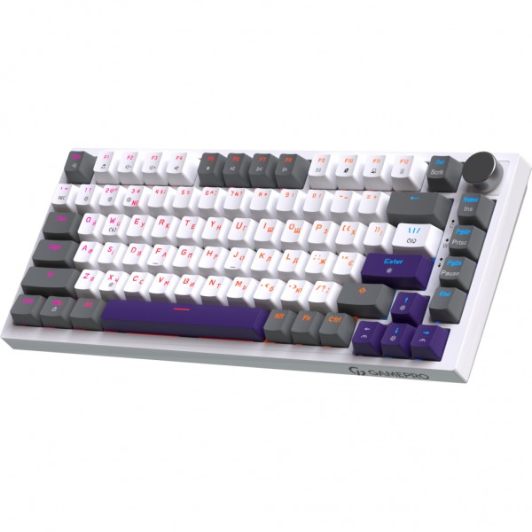 Клавіатура GamePro Genesis Warden MK160P Outemu Swithes USB White-Grey (MK160P)