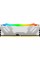 Модуль пам'яті для комп'ютера DDR5 32GB (2x16GB) 7600 MHz Renegade RGB White XMP Kingston Fury (ex.HyperX) (KF576C38RWAK2-32)