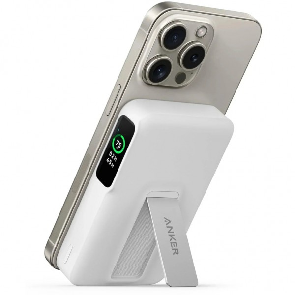 Батарея універсальна Anker 10000mAh MagGo Qi2/15W, PD, 27W, USB-C, white (A1654G21)