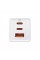 Зарядний пристрій Baseus 2xUSB-C 65W + 1xUSB GaN + cable USB-C to USB-C 100W 1.0m white (CCGP120202)
