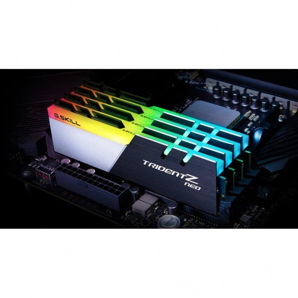 Модуль пам'яті для комп'ютера DDR4 16GB (2x8GB) 4000 MHz Trident Z Neo G.Skill (F4-4000C18D-16GTZN)