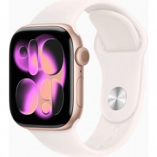 Смарт-годинник Apple Watch Series 11 GPS 42mm Rose Gold Aluminium Case with Light Blush Sport Band - S/M (MEU04RK/A)