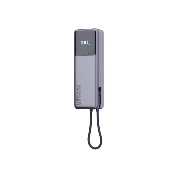 Батарея універсальна Xiaomi 10000mAh 165W Integrated Cable grey (BHR9361GL)
