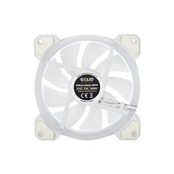 Кулер до корпусу Gelid Solutions Stella ARGB White 120mm (FN-STELLA-03-W)