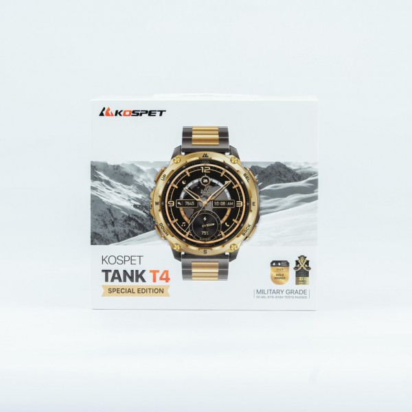 Смарт-годинник KOSPET TANK T4SE GOLD (6978602500621)