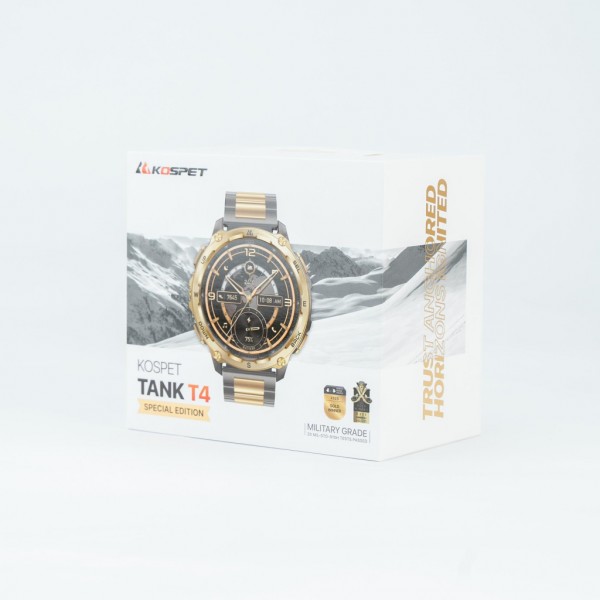 Смарт-годинник KOSPET TANK T4SE GOLD (6978602500621)