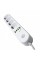 Мережевий фільтр живлення ColorWay CW-CHE44W, 4 розетки/4USB White 2M (CW-CHE44W)
