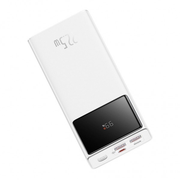 Батарея універсальна Baseus EnerFill FP41 30000MAh 22,5W PD QC White (E0027K01)