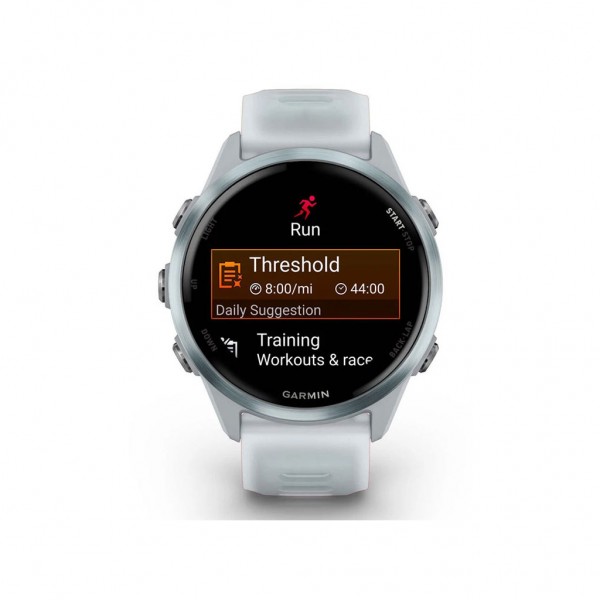Смарт-годинник Garmin Forerunner 570 - 42MM, Whitestone/Cloud Blue, GPS (010-02970-01)