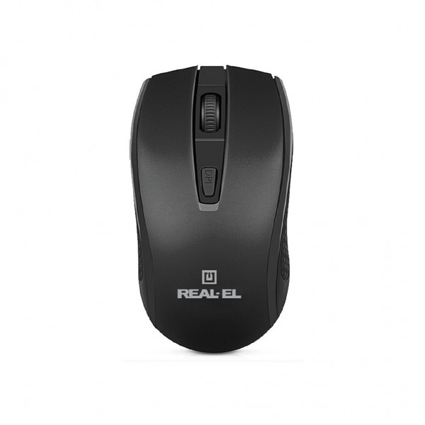 Мишка REAL-EL RM-308 Wireless Black (EL123200033)