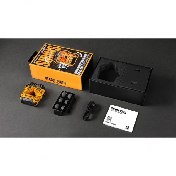 Навушники GravaStar Sirius P9 Plus War Damaged Yellow (GSP9PLUS_YLW)