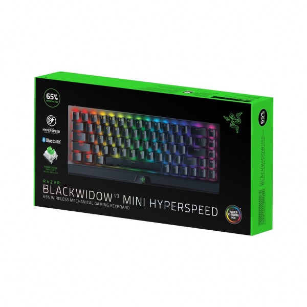 Клавіатура Razer BlackWidow V3 Mini Hyperspeed Green Switch UA USB Black (RZ03-03891600-R3R1)