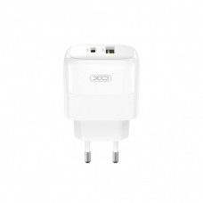Зарядний пристрій XO 1xUSB QC3.0 + 1xUSB-C PD20W (XO-QC37)