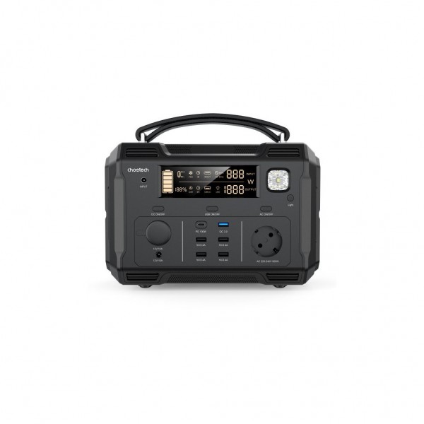 Зарядна станція Choetech BS004-EU-BK, 500W (BS004-EU-BK)