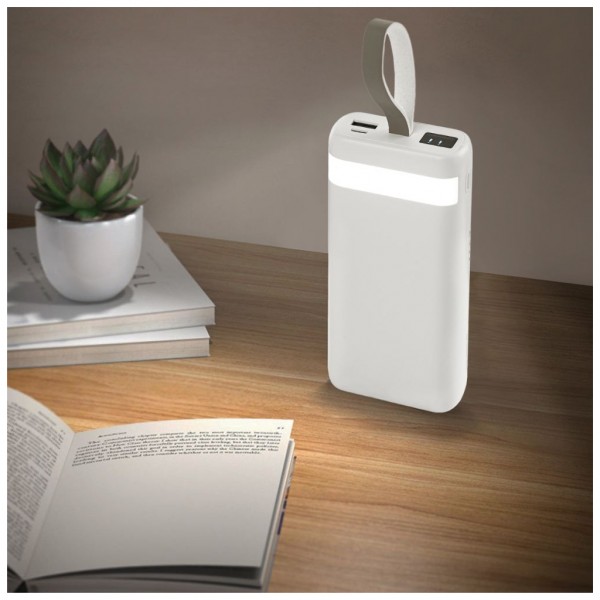 Батарея універсальна TheGeneral 20000mah PowerPulse, 10W, flashlight, white (40011319-08)