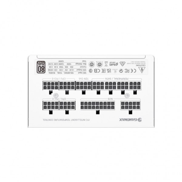 Блок живлення Gamemax 1250W (GX-1250 PRO WT(ATX3.1PCIe5.1))