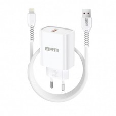 Зарядний пристрій Armorstandart AR012 Basic USB 24W + cable USB to Lightning White (ARM69894)
