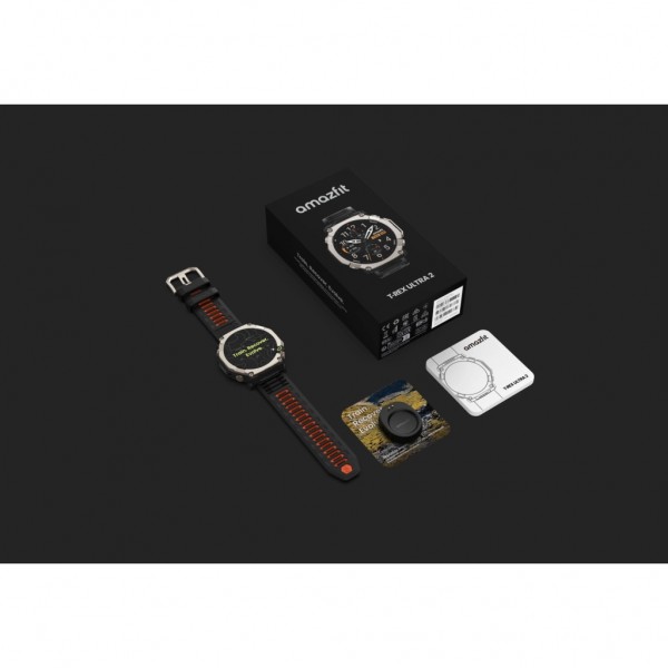 Смарт-годинник Amazfit T-Rex ULTRA 2 W2550GL2N Чорний (1186954)