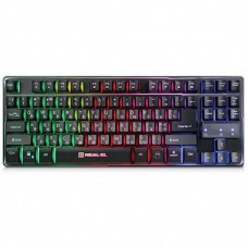 Клавіатура REAL-EL 8710 Gaming TKL Backlit Black (EL123100030)